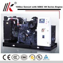 100KW GENERATOR SET WITH SDEC SC4H180D2 DIESEL ENGINE 125KVA GENSET